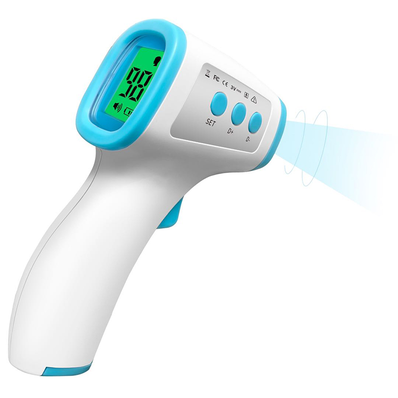 Ręczny, dokładny termometr cyfrowy bezdotykowy termometr na podczerwień
